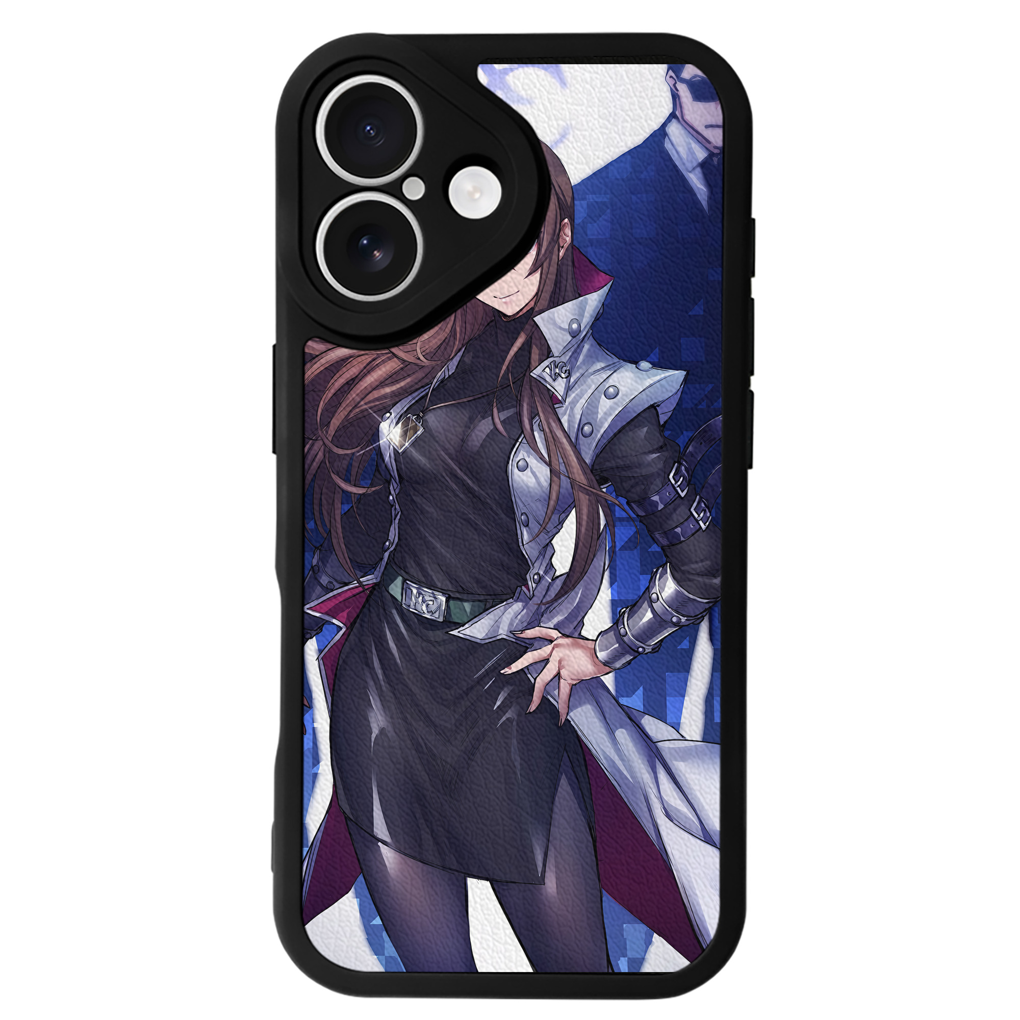 （画像用） 遊☆戯☆王 Yu-Gi-Oh! 【iPhone 16シリーズ対応】シリコンスマホケース（レザー調） 材質：シリコン